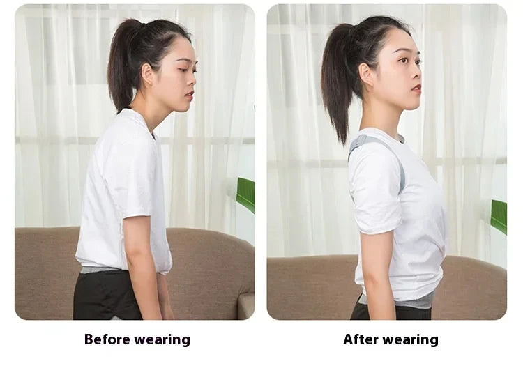 2026 New Smart Posture Corrector Rechargeable Back Brace 8 Shape Vibration Reminder 400mAh Battery for Work Study Office Home - I YAN
