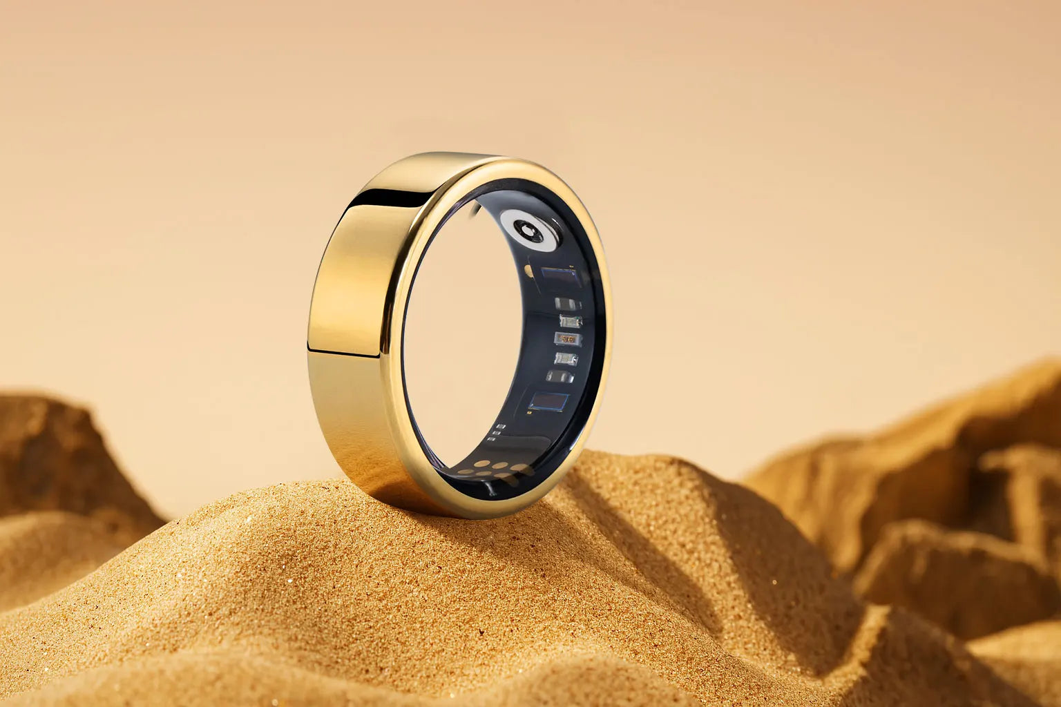 Amovan Nova Smart Ring Premium Quality GPS Sports Heart Rate Blood Oxygen Stress Sleep Temperature Monitor Meditation Ring