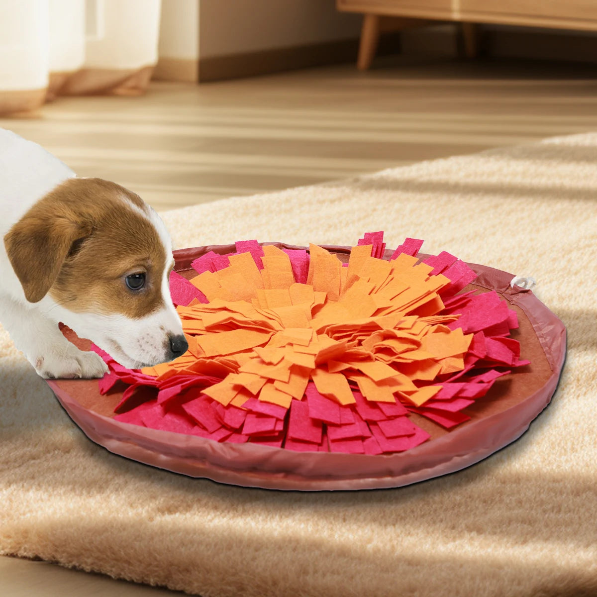 All-season Dog Sniffing Mat, Retractable Packaging, Helps Train the Sense Of Smell.