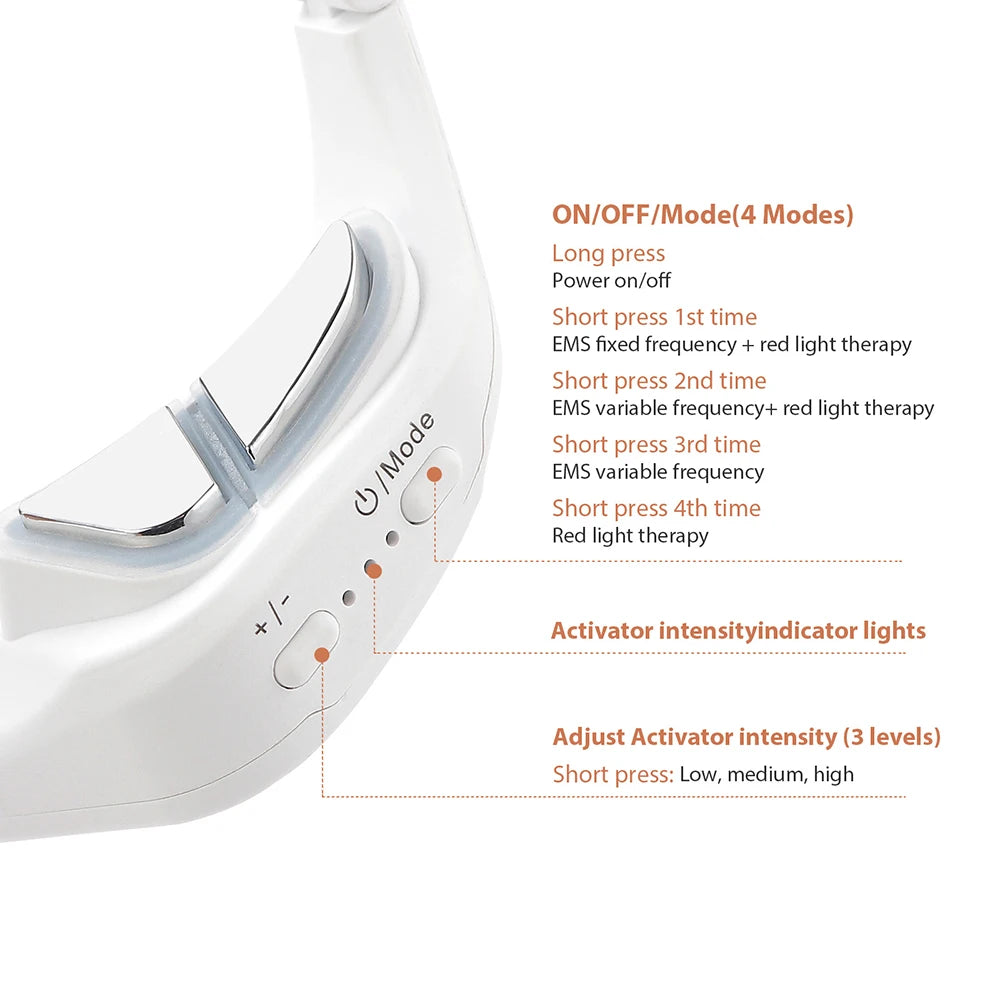 EMS Redlight Eye Massage Eyes Beauty Device Removal Dark Circles Anti-eye Wrinkles Fatigue Relief