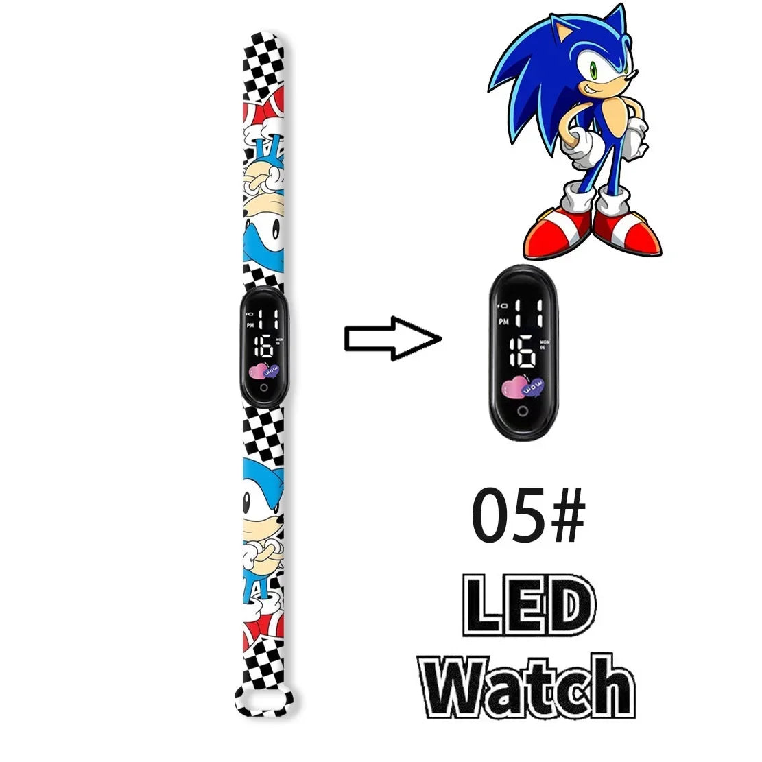 Kids LED Watch Touch Control Digital – Silicone Strap Waterproof Sport Wristwatch Birthday Gift for Boys & Girls - I YAN