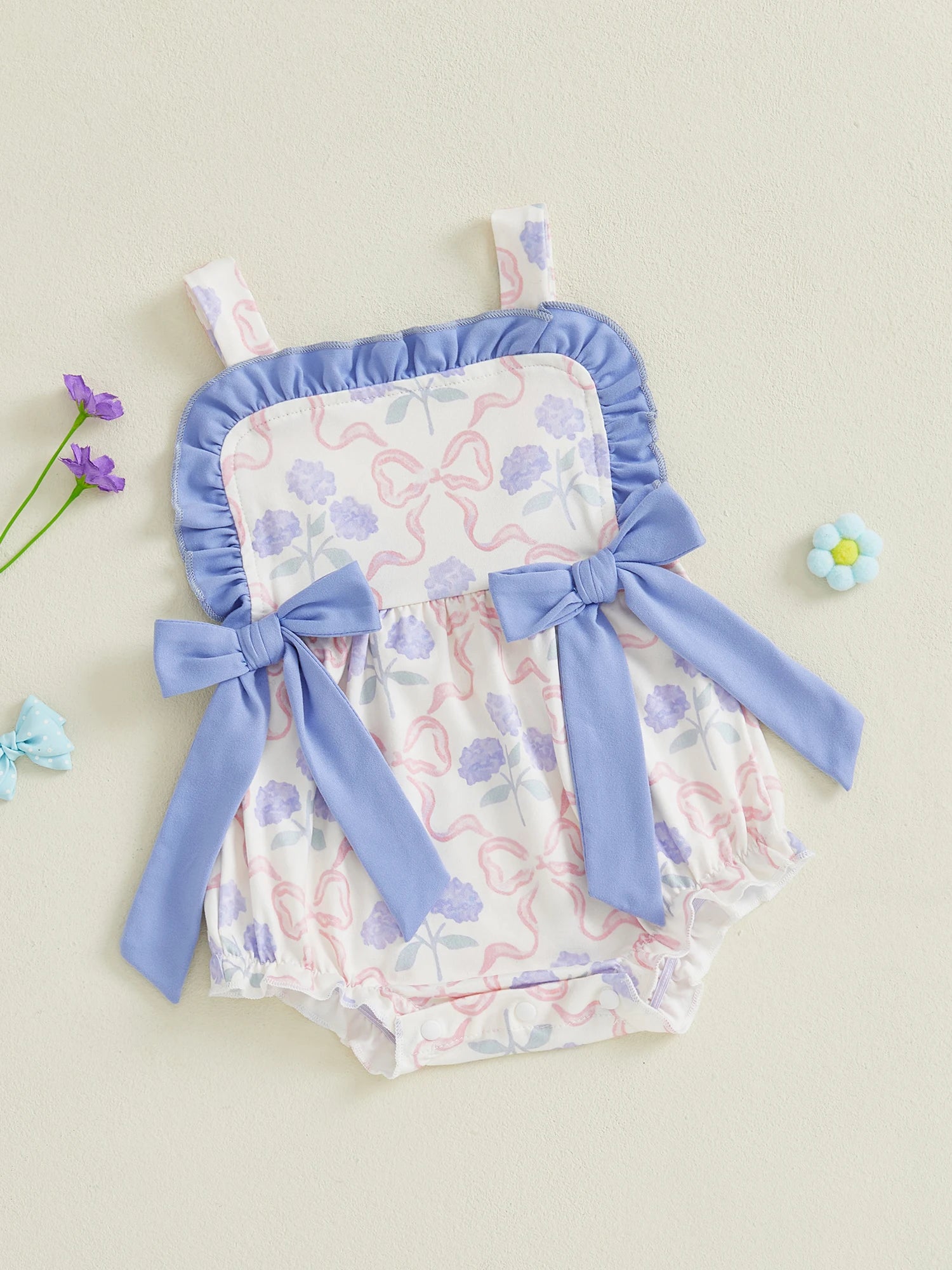 I YAN toddler girl dress with floral print, ruffled trim, sleeveless design, perfect for summer parties and playdates.