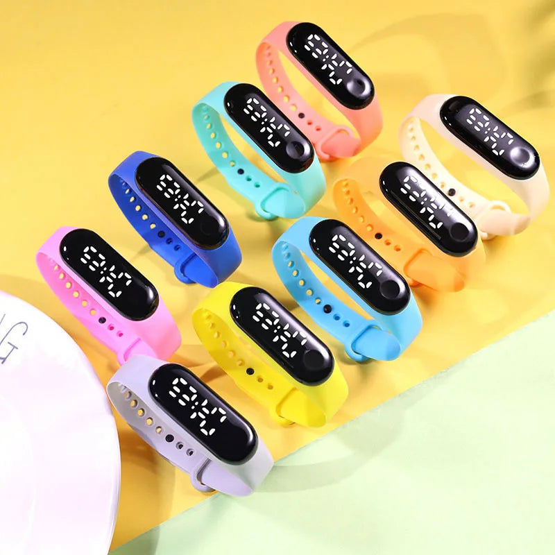 Fashion Digital Children's Watch Touch LED – Waterproof Sport Wristband Bracelet for Girls & Boys - I YAN