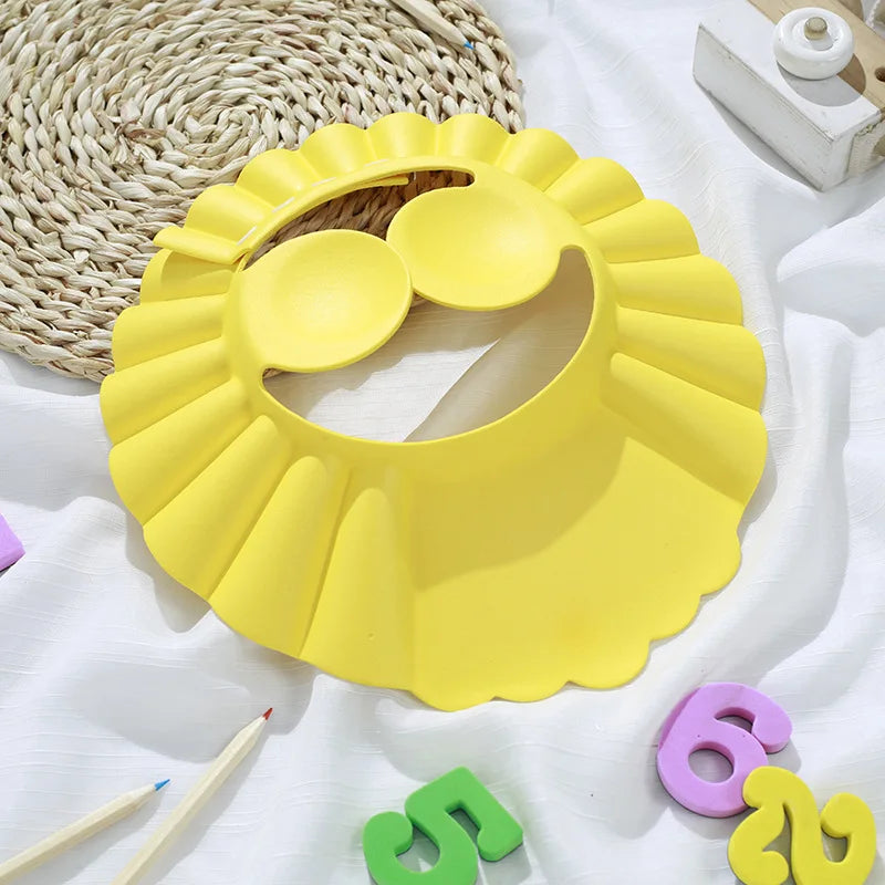 Baby Shower Cap – Adjustable Waterproof Shampoo Hat for Babies & Toddlers - I YAN