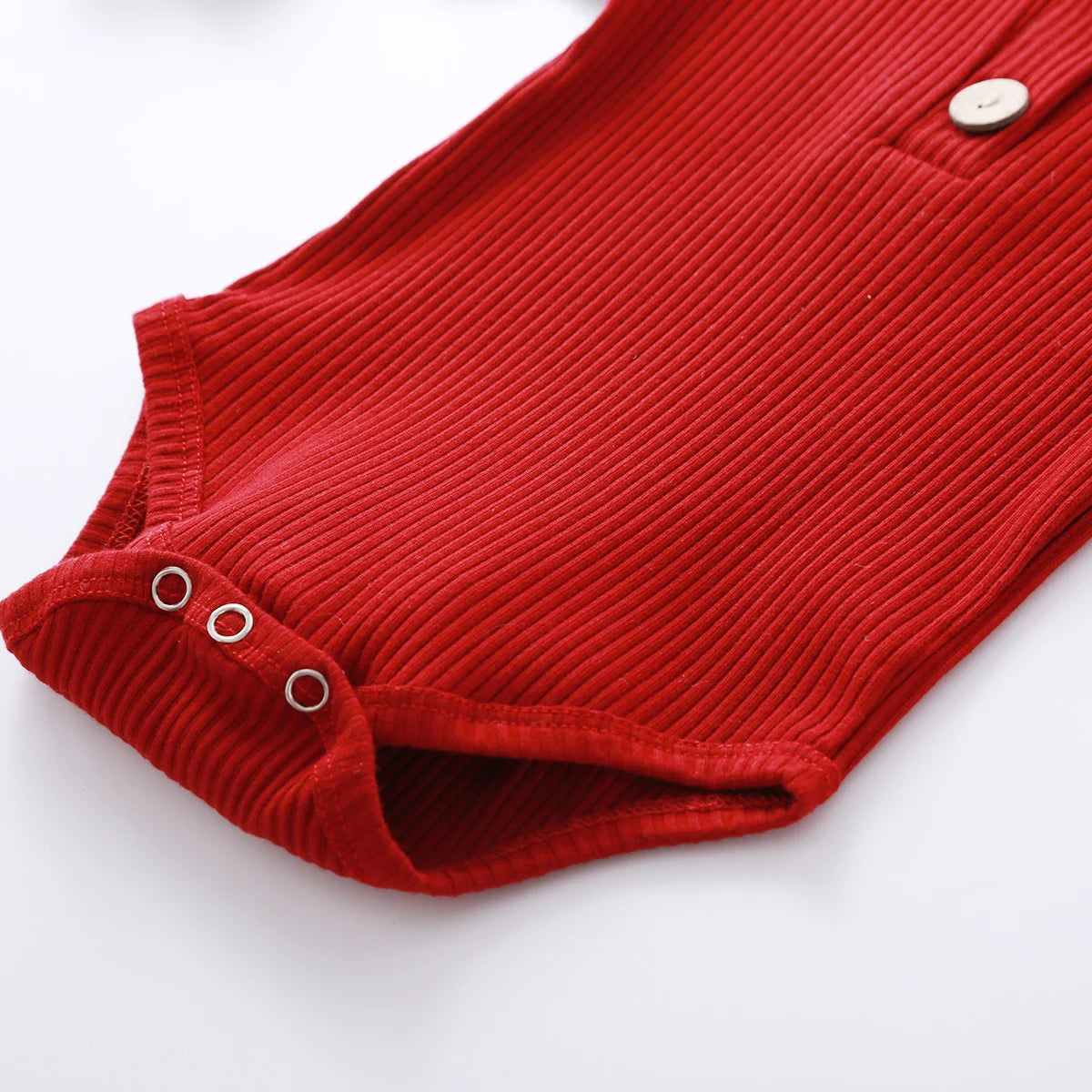 Baby girl and boy spring autumn ribbed and plaid long sleeve bodysuits with elastic pants 2-piece outfit by I YAN