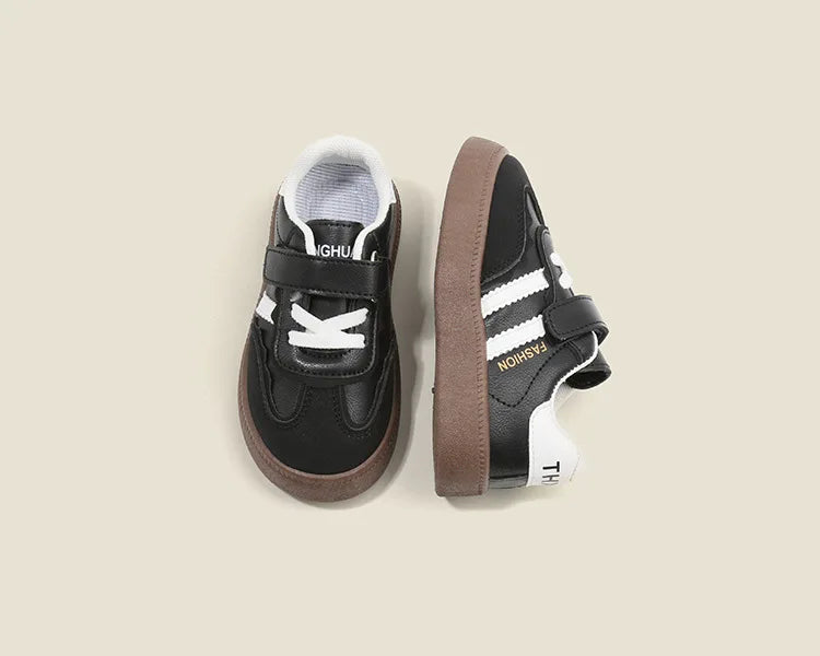 Children's Skate Shoes Girls White Sneakers 2024 Spring New Fashion Boys Canvas Shoes Kids Sports Shoes Unisex Casual Sneakers