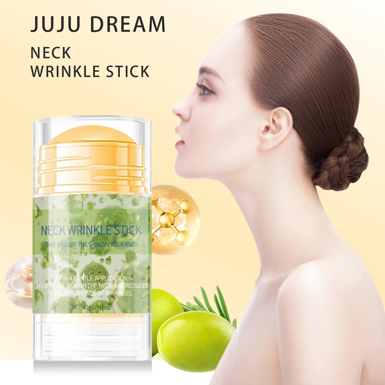 Neck Lifting Cream Stick – Firming, Anti-Wrinkle & Moisturizing Balm for Smooth, Youthful Neck Look, Easy Daily Skincare Use