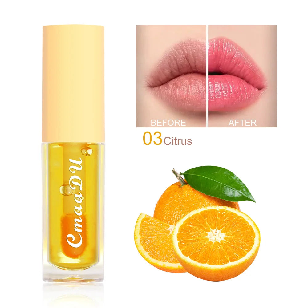 6 Color-Changing Lip Gloss  Fruity Scent Moisturizing and Long-Lasting Smooth Hydrating Temperature-Activated Lip tint