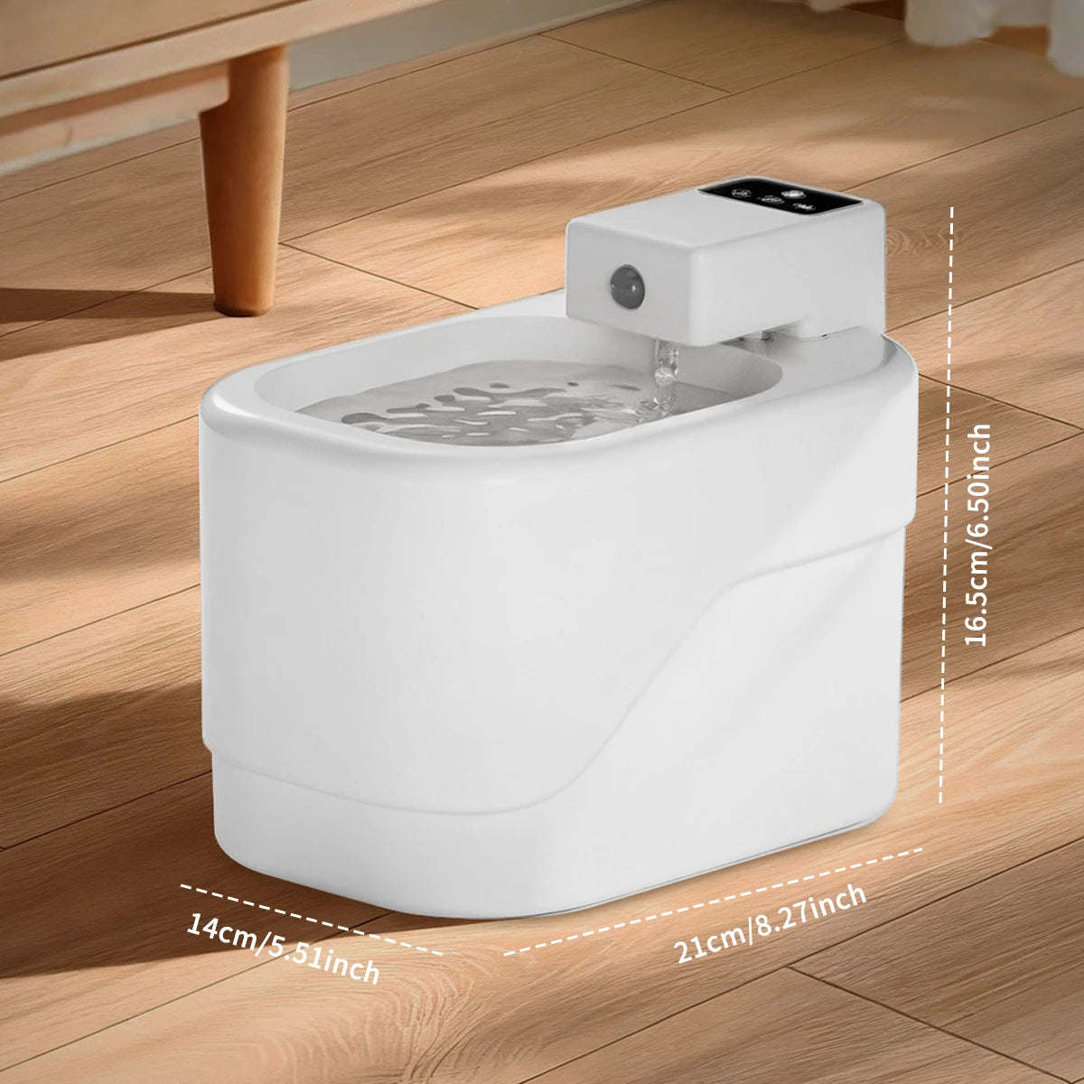 Automatic Dog Water Fountain Dispenser Large Capacity Quiet Indoor Pet Drinking Mute Waterer Cats Water Fountain with Motion