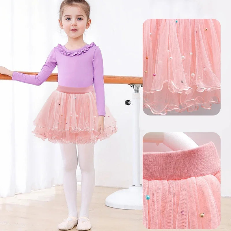 K-Pop Hunters Zoey Mira Rumi Children Sweaters Girls Tie-dye Sweatshirt Pink Pullovers Kids Tops Tulle Princess Dresses Suit