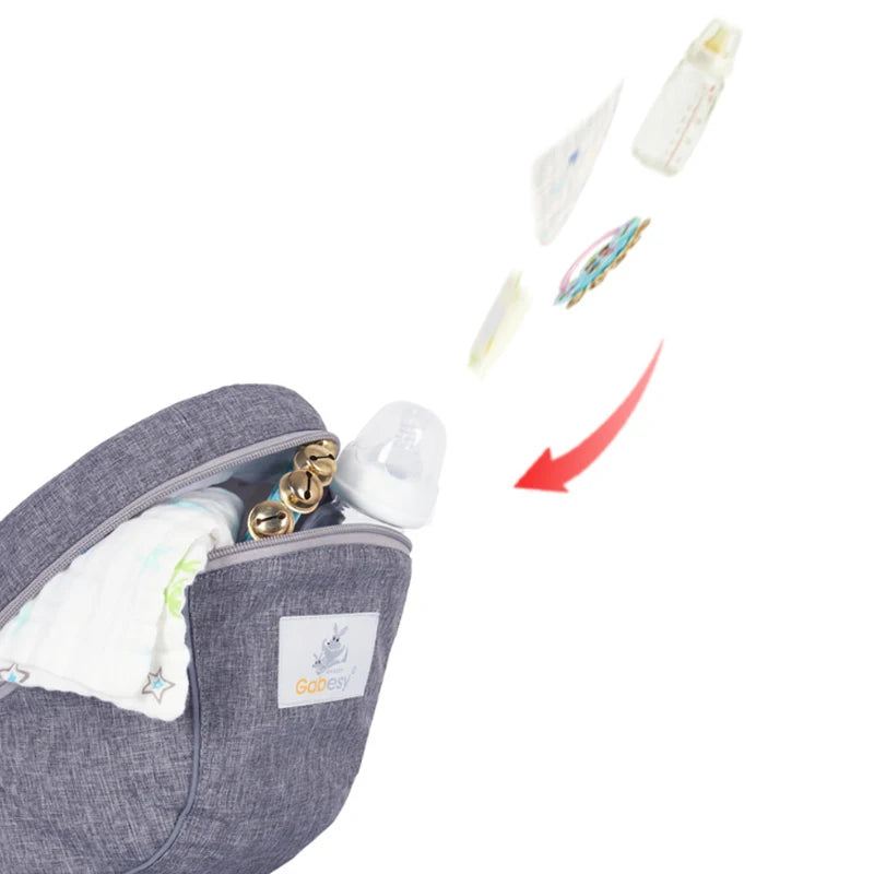 Ergonomic Baby Carrier with Hip Seat – Front Facing Kangaroo Sling & Waist Stool - I YAN