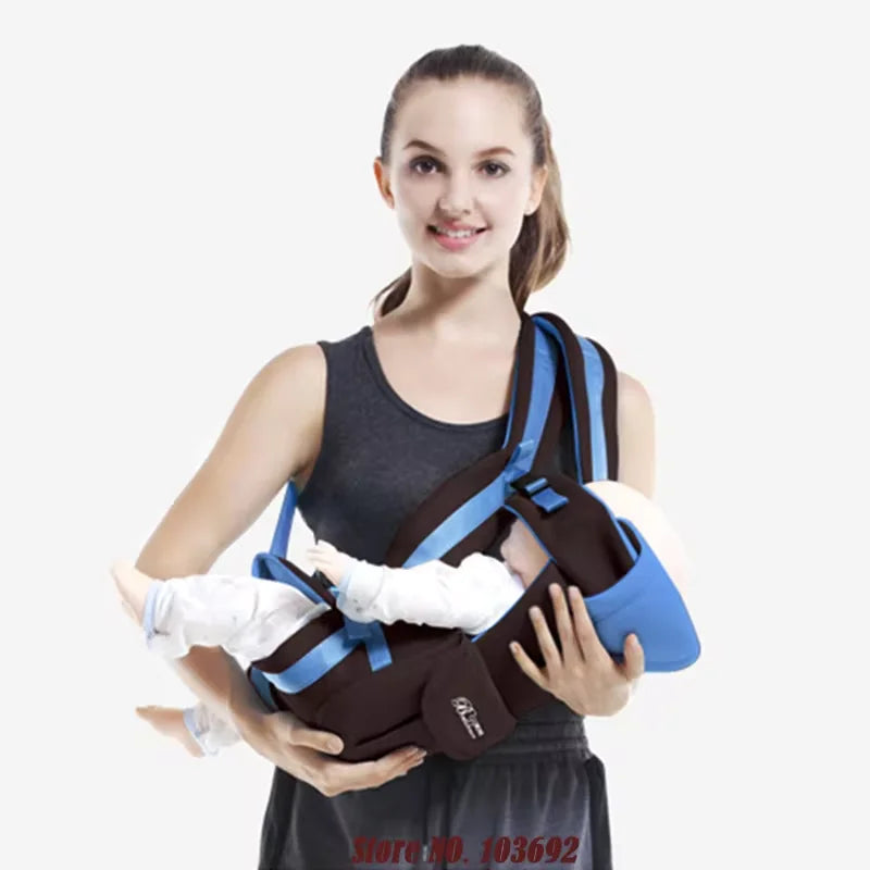 Baby Sling Carrier 4-in-1 Ergonomic Backpack – Easily Adjustable Carrier for Newborn to Toddler - I YAN