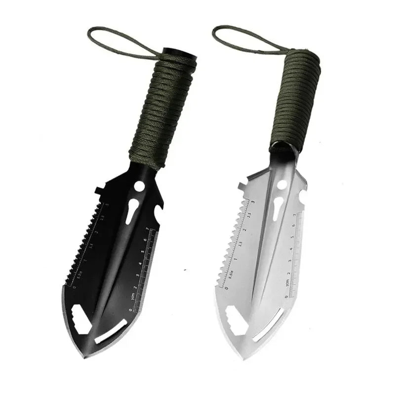 NEW Camping Portable Engineer Shovel, Field Survival Tools, Outdoor Stainless Steel Multi-functional Small Tactical Hand Shovel