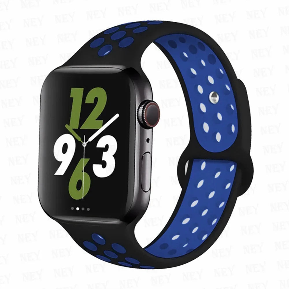 Sport strap For Apple Watch Band Ultra 49mm 44mm 45mm 38/40mm/41mm Silicone Pride Bracelet correa iWatch Series 8 7 6 4 5 3 9 SE