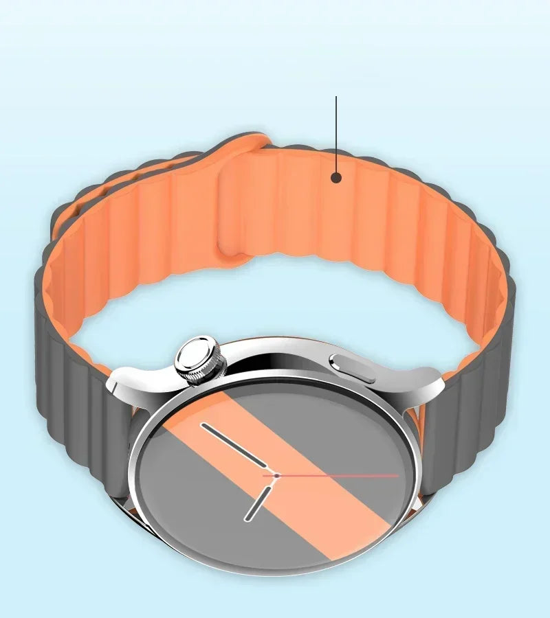 Magnetic Loop band For Amazfit GTS4/2/3/3pro/GTS2 Mini/GTR 4 42mm/47mm/GTR2/2e/stratos 20mm 22mm belt bracelet Amazfit bip strap