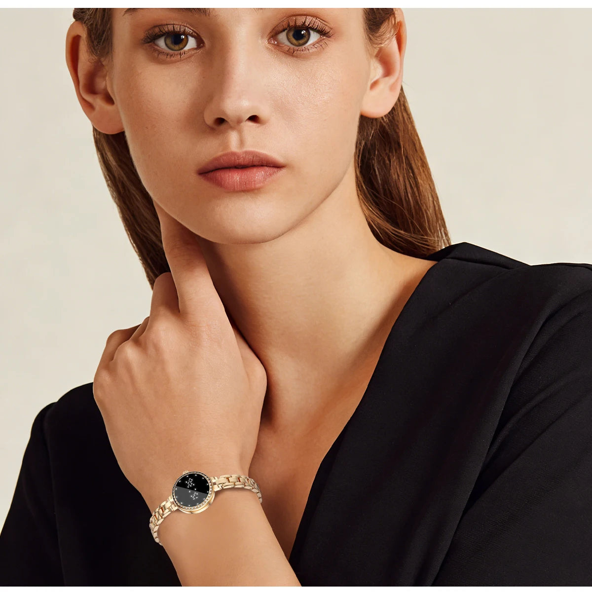 Fashionable Ladies Smart Watch Health Monitoring Female Wristwatch Outdoor Sports Fitness Tracker Bracelet Women L6 Smartwatch