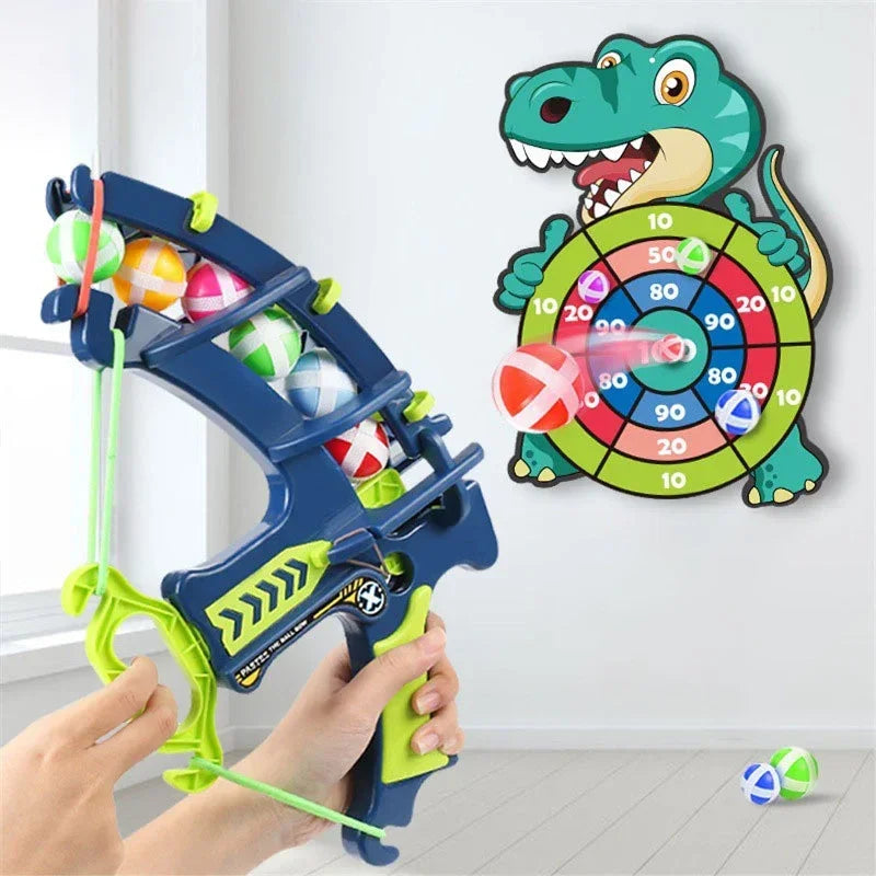 Kids Sticky Ball Dart Board – Indoor Montessori Game for Children 3-7 Years - I YAN