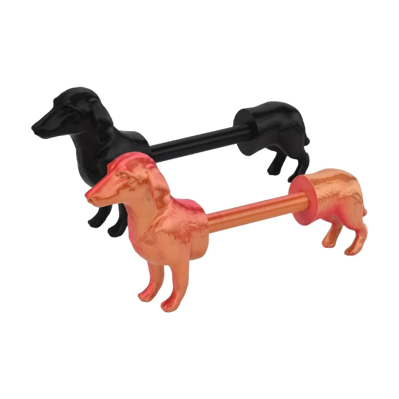 3D Printed Modern Nordic Simple Cute Pet Animal Puppy Shape Roll Paper Holder Toilet Paper Holder