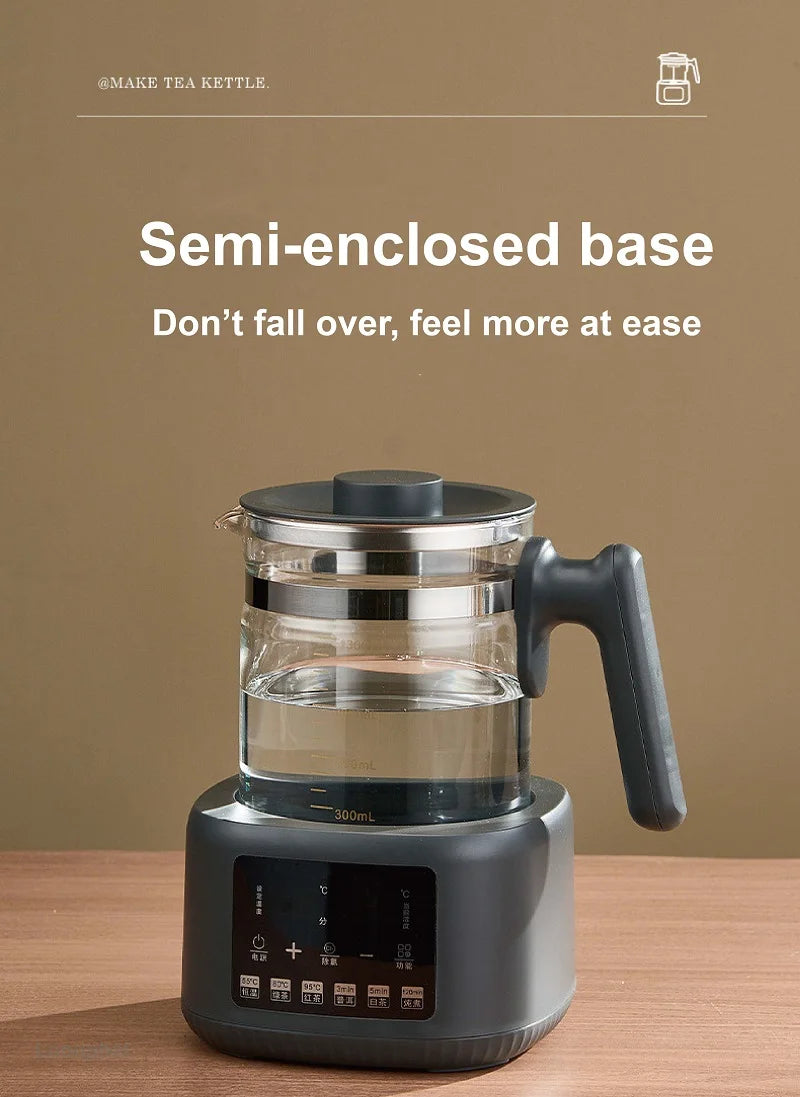 1.3L Tea Maker Baby Constant Temperature Milk Regulator Steam Spray Office Tea Kettle Multifunctional Electric Kettle 220V