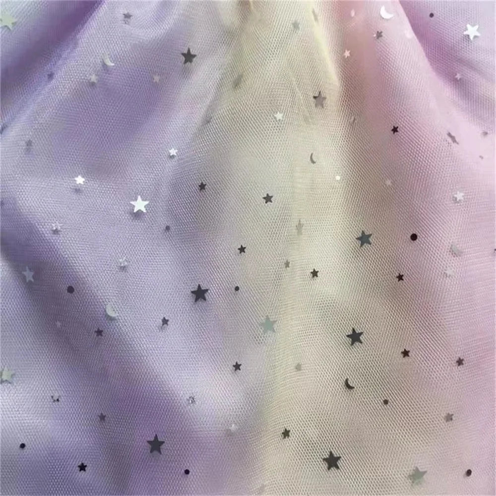 Summer Girls Daily Dresses Fly-sleeve Mesh Star Princess Dress Children's Cartoon Gaby Cosplay Costume+Headband Birthday Gift