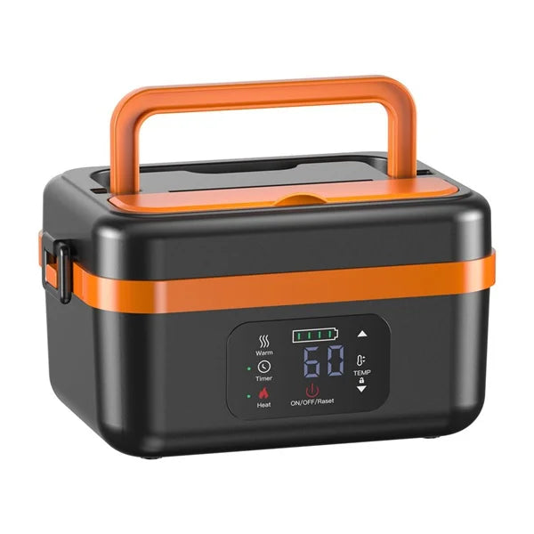 A74G-Cordless Electric Lunch Box,Rechargeable Self-Heating Food Warmer With 8000Mah Battery,For Work/Travel/Car/Office