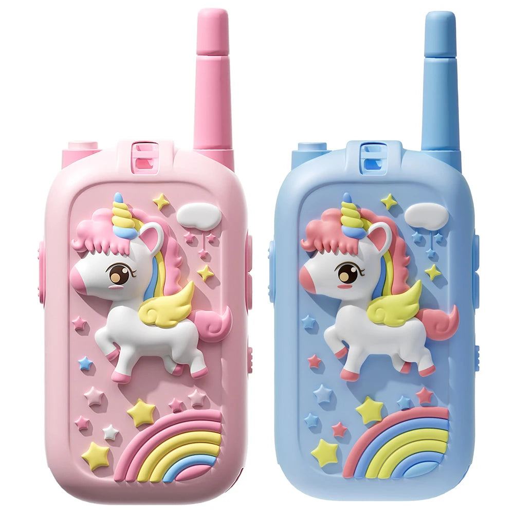 Video Walkie Talkies for Kids 2 Pack Rechargeable Toddler Toys  for Indoor Camping Travel  Birthday Gfits for Kids Ages 3-12