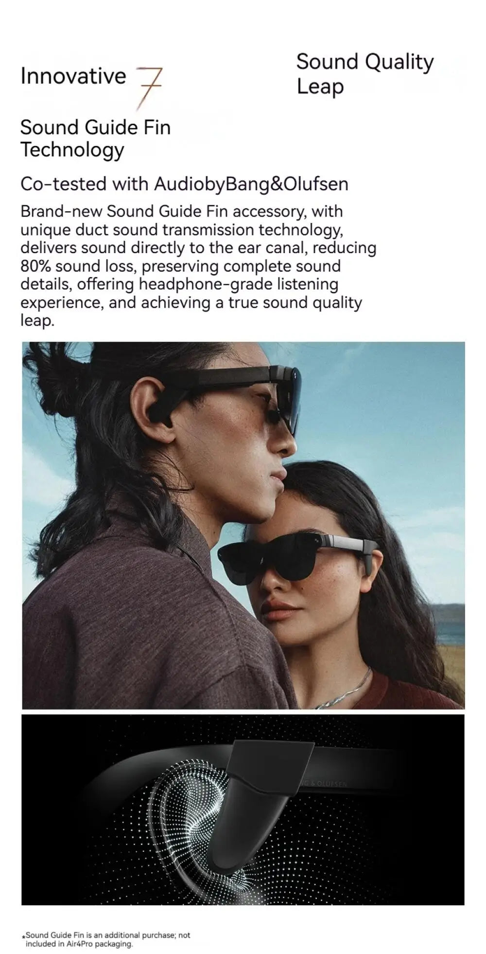  Rayneo Air 4 Pro 3G AR ai vr Glasses IPX-5 Waterproof 4K Video Capture Sound, HDR10 Display, 135" Virtual Screen 3