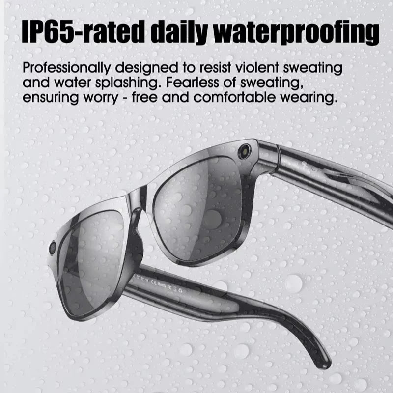 OPPO 4K HD AI Smart Glasses Photochromic Multifunction Bluetooth Calling Photo ChatGPT Music Control Translation Sunglasses NEW