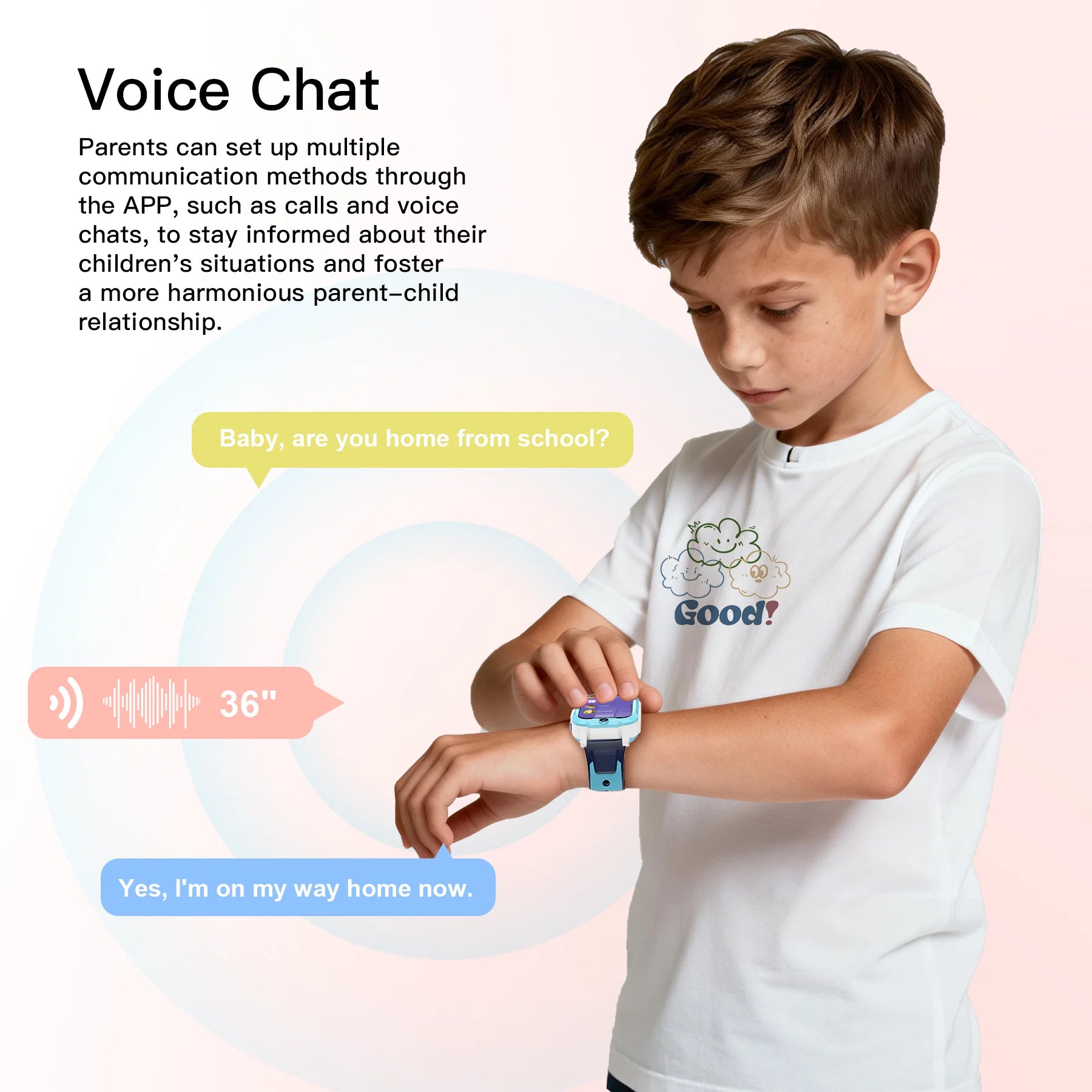 Blackview Z40 Pro Kids Smart Watch 4G – Triple AI Positioning GPS WiFi LBS Large 850mAh Battery Video Call - I YAN