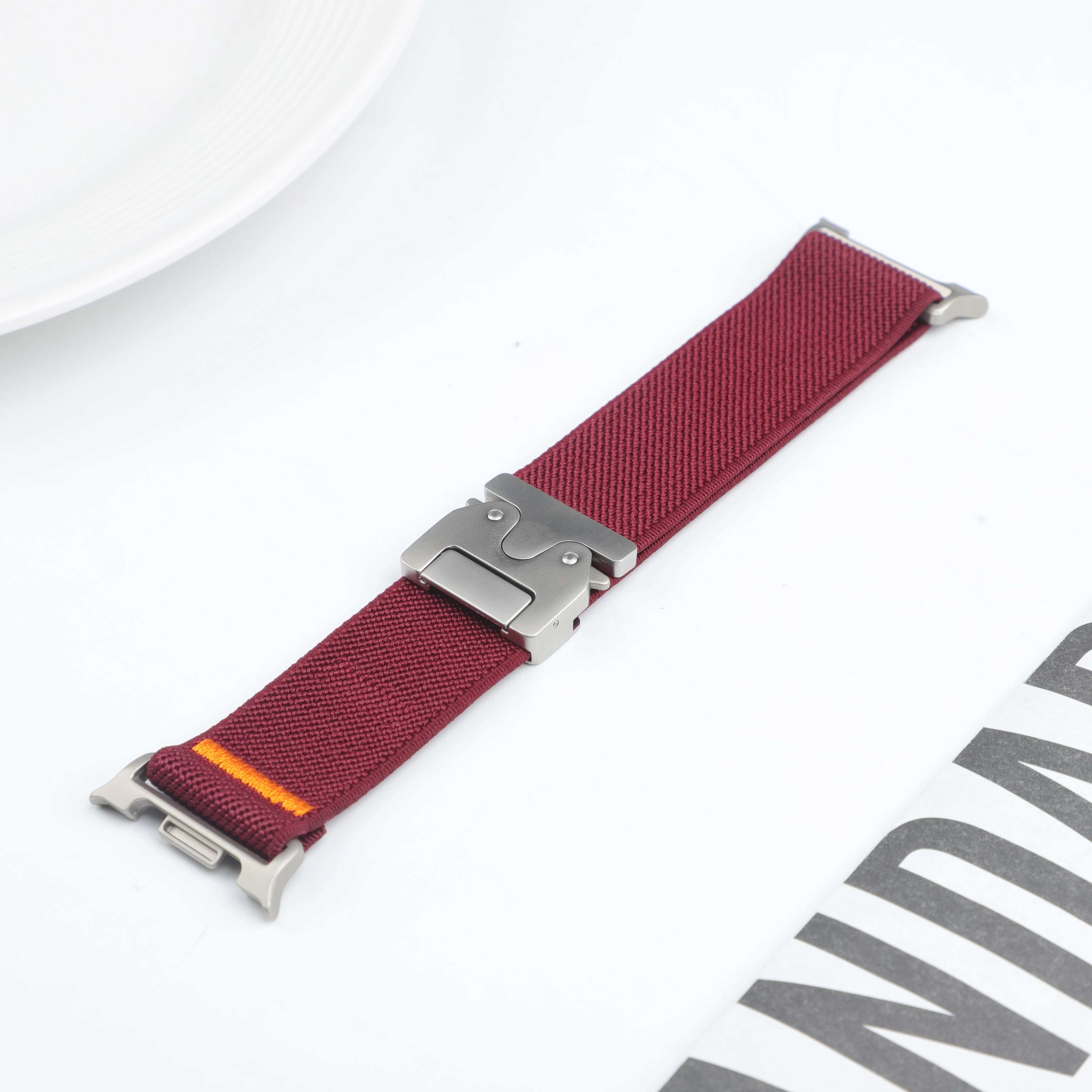 Parachute Strap For Samsung Galaxy Watch 8 40mm 44mm stretch Nylon correa pulseira Bracelet for Galaxy Watch 8 classic Band 46mm