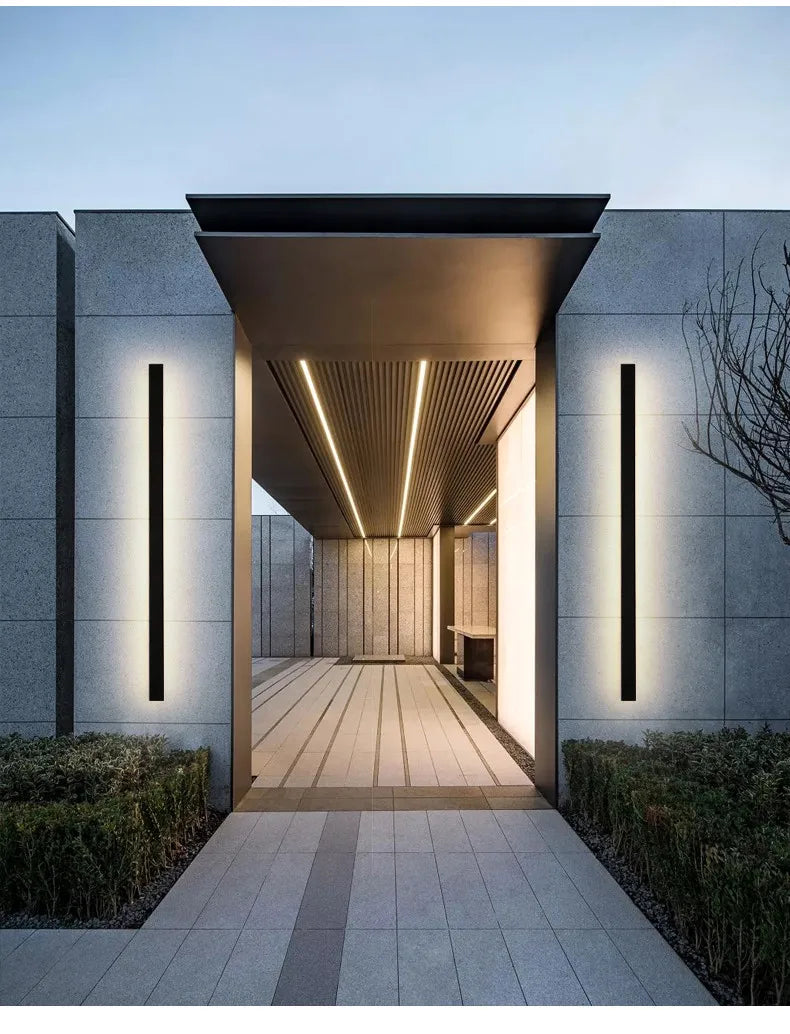 Waterproof Wall Light Outdoor Garden Wall lamps LED Lights Modern Nordic  Living Room TV Background IP65 110/220v Wall washer