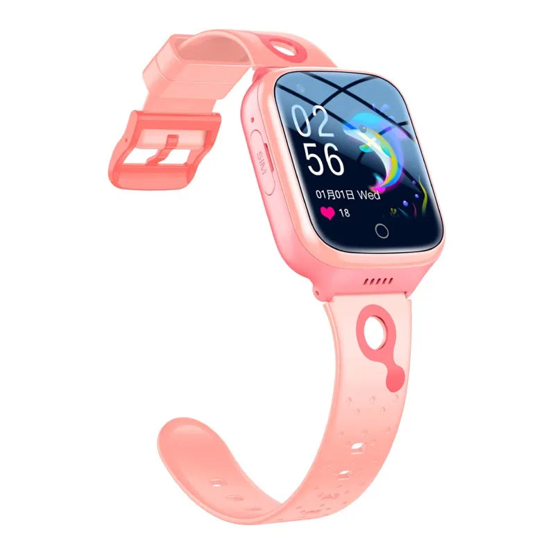 4G Kids Smartwatch Phone GPS Tracker K9 – SOS HD Video Call IP67 Waterproof Touch Screen Children Smart Watch - I YAN