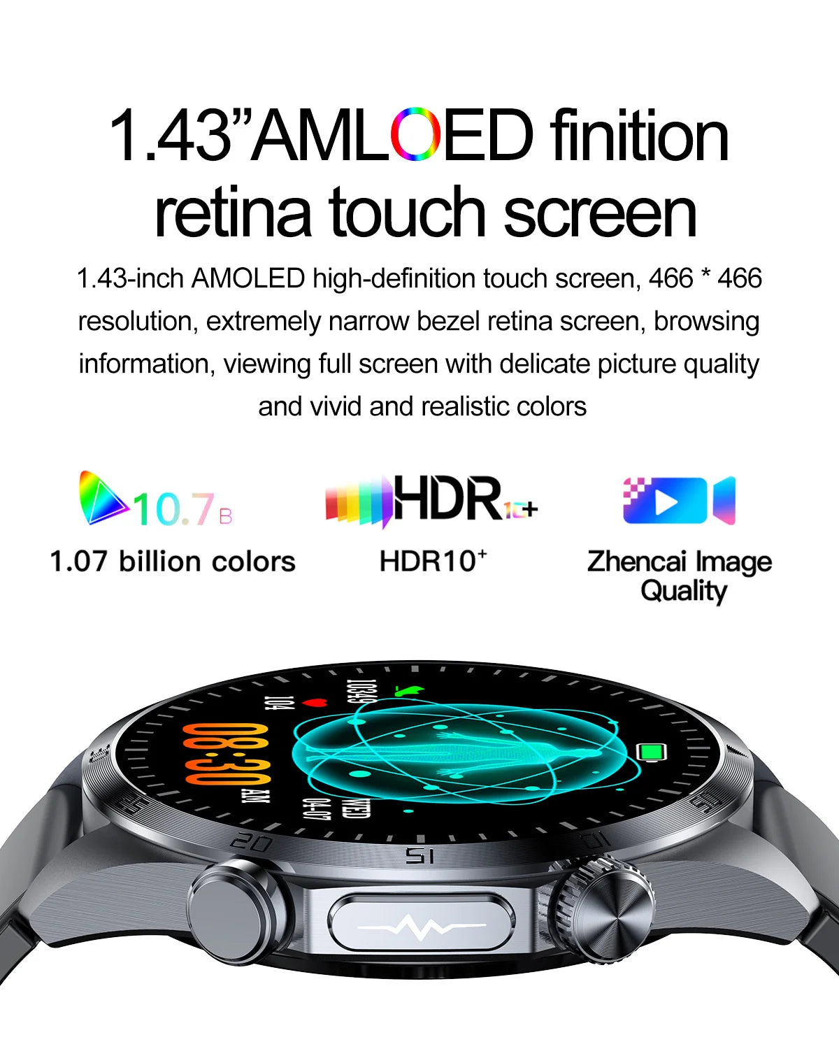 2026 New Pulse﻿ ECG+PPG Treatment Smart Watch Men Blood Lipid Uric Acid BP Body Fat Tired monitor Sports Health Call Smartwatch