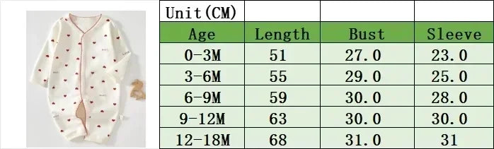 Baby Cartoon Long Sleeve Romper – 100% Cotton Unisex Bodysuit for Newborns & Toddlers (0–24 Months) - I YAN