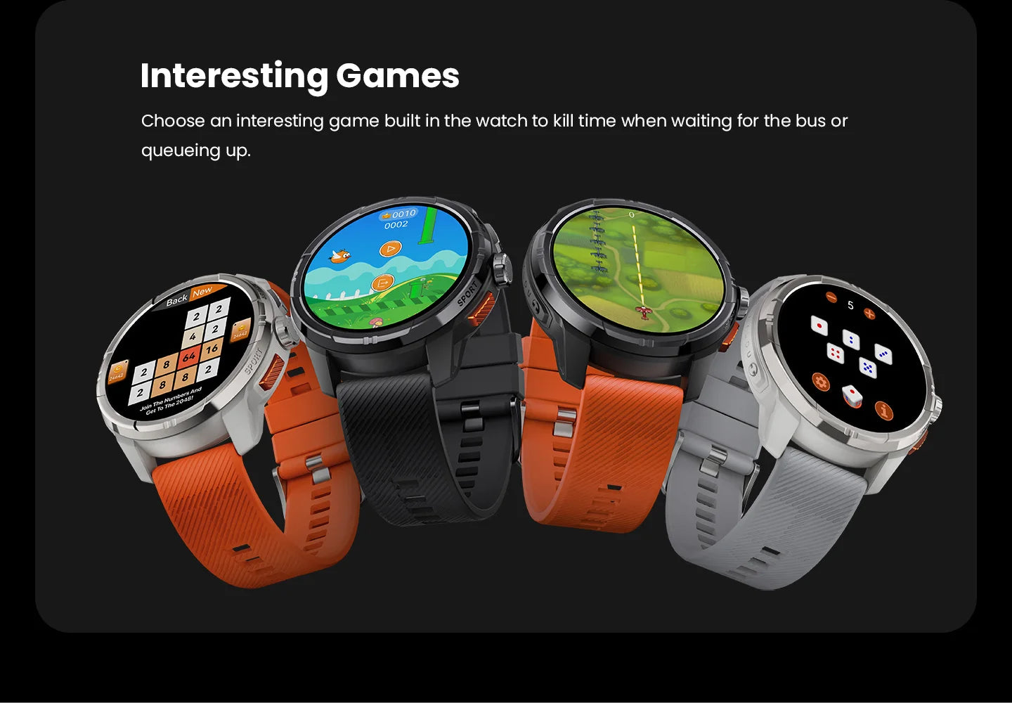 HAYLOU Solar Ultra GPS Smartwatch 1.6” AMOLED Display 5ATM Waterproof Built-in GPS Bluetooth Phone Calls Sports Smart Watch
