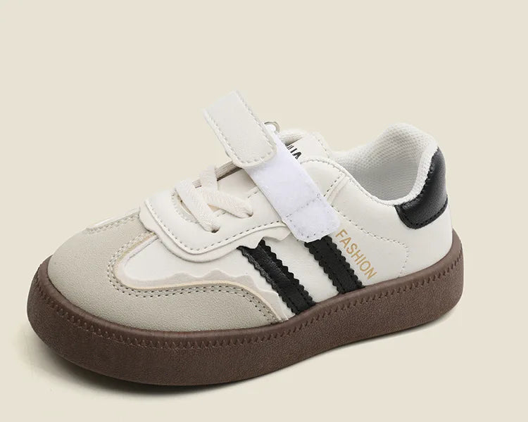 Children's Skate Shoes Girls White Sneakers 2024 Spring New Fashion Boys Canvas Shoes Kids Sports Shoes Unisex Casual Sneakers