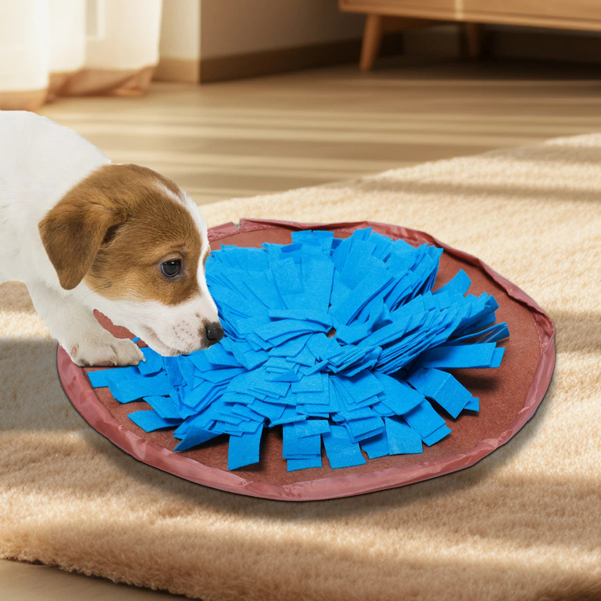 All-season Dog Sniffing Mat, Retractable Packaging, Helps Train the Sense Of Smell.