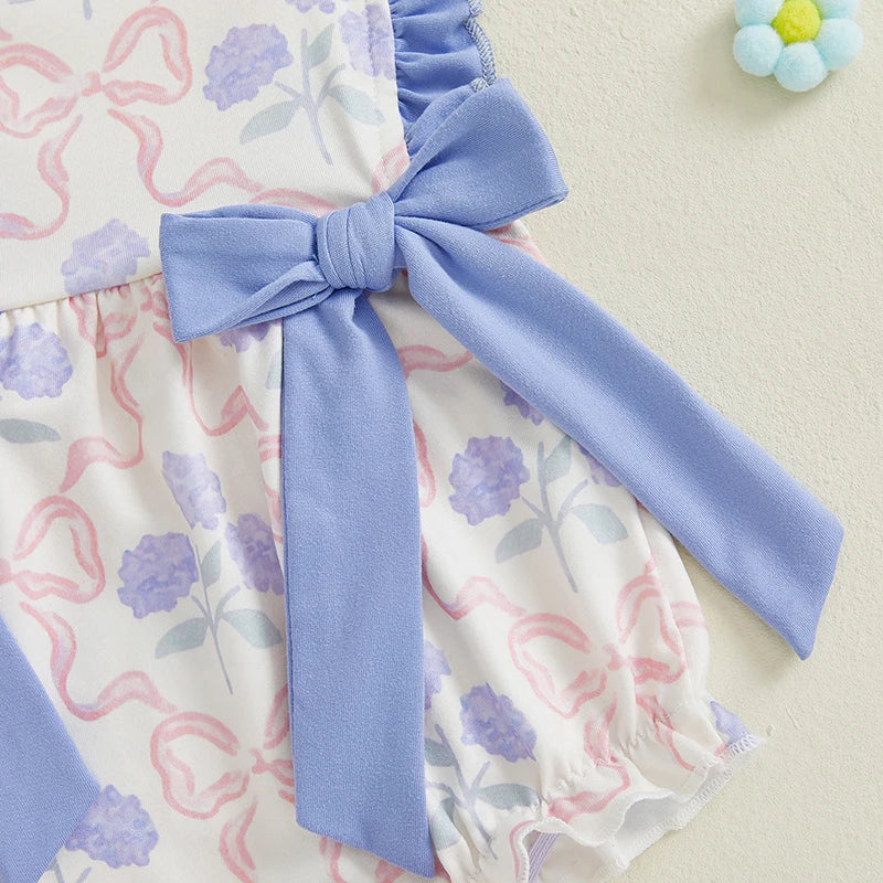 I YAN toddler summer dress featuring floral print, ruffled trim, sleeveless design, perfect for parties and playdates