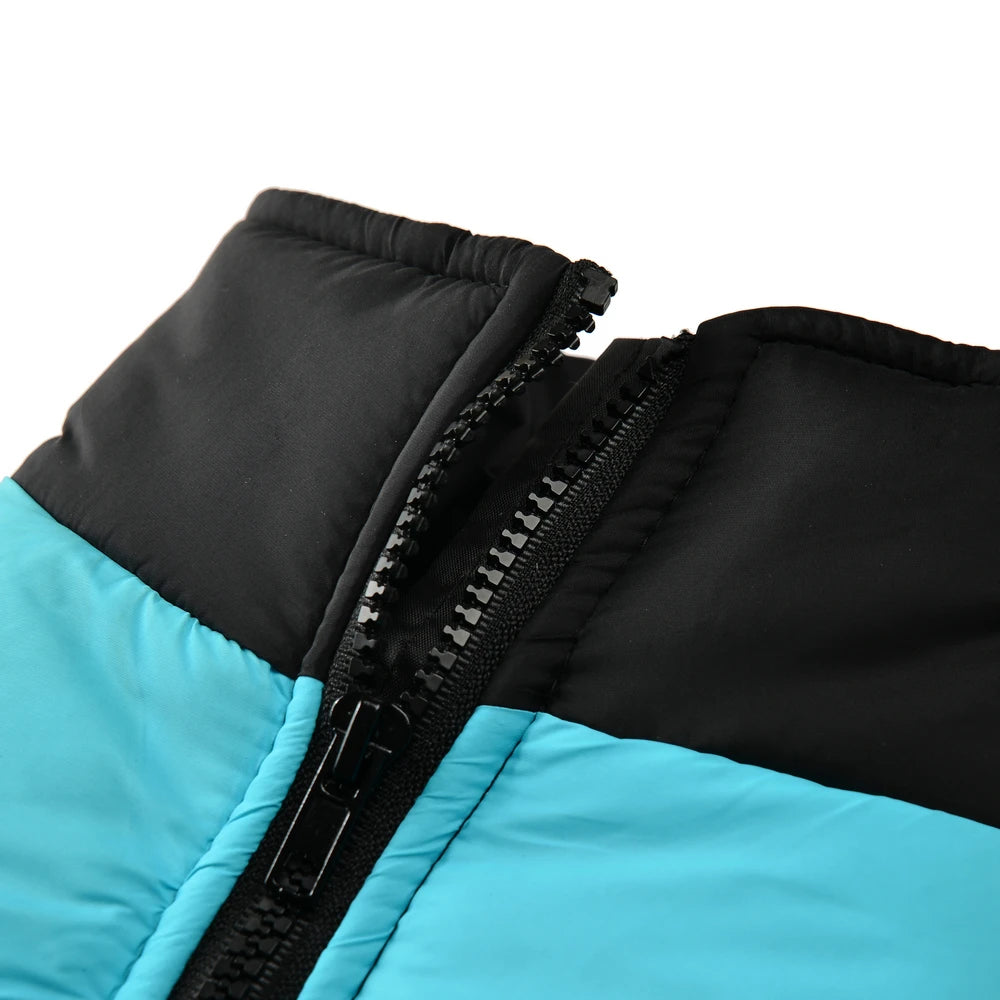 Pet Dog Jacket Warm Winter Clothes For Small Large Dogs Labrador Coat Windproof Waterproof Puppy Costume Vest With D-ring Pug
