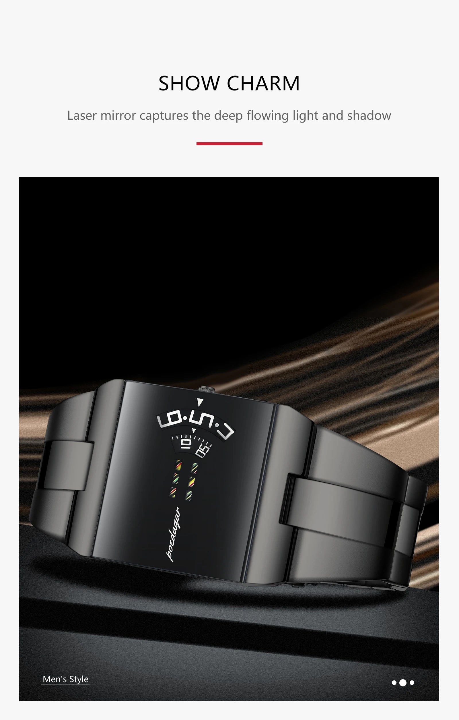 POEDAGAR Original Fashion Men Wristwatch Waterproof Business Elegant Man Clock Stainless Steel Quartz Casual Men's Watches Reloj