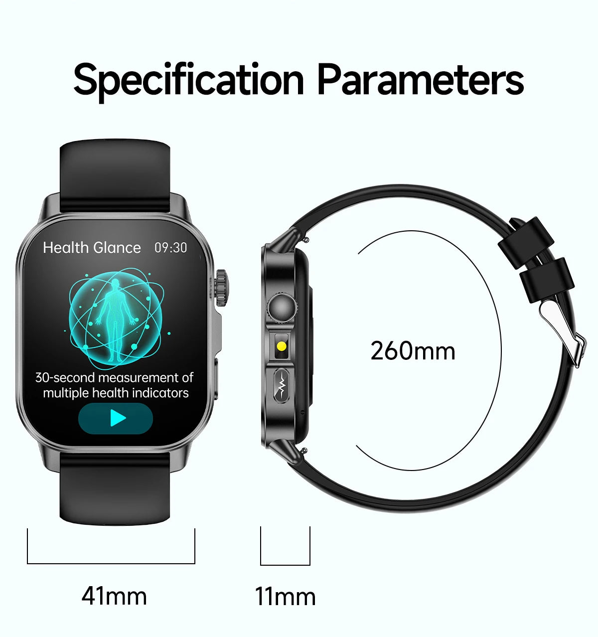 2026 New ECG+PPG Healthy Diagnose Smart Watch Men Body analysis Blood Pressure Lipid Uric Acid Women's Health Tracker Smartwatch