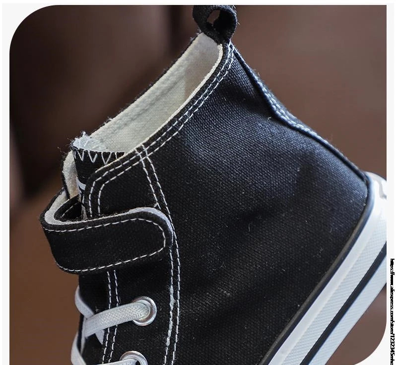 New Kpop Demon Hunter Children's Canvas Shoes Kids Sneakers Boys Girls Fashion Canvas Shoe Cartoon Print Breathable Casual Shoes