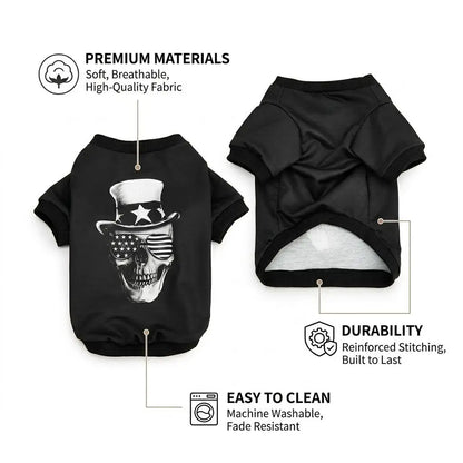 Halloween Dog Sweatshirt Pet Clothes Black Small Medium Dogs Cats Outfits Halloween Party Costume Holiday Dog Shirts Pet Apparel