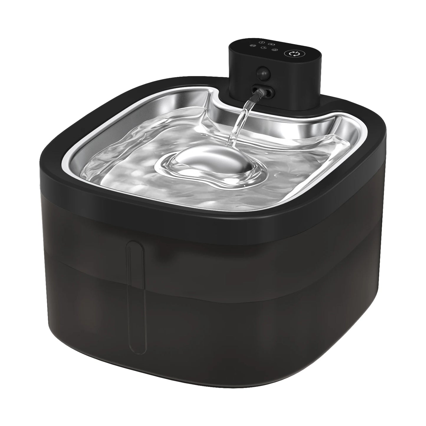 Wireless Cat Water Fountain 3.5L Pet Water Dispenser 4000mAh Long Lasting Battery Life Stainless Steel Pallet and Motion Sensing