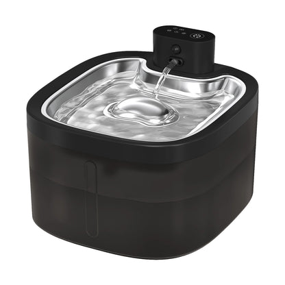 Wireless Cat Water Fountain 3.5L Pet Water Dispenser 4000mAh Long Lasting Battery Life Stainless Steel Pallet and Motion Sensing