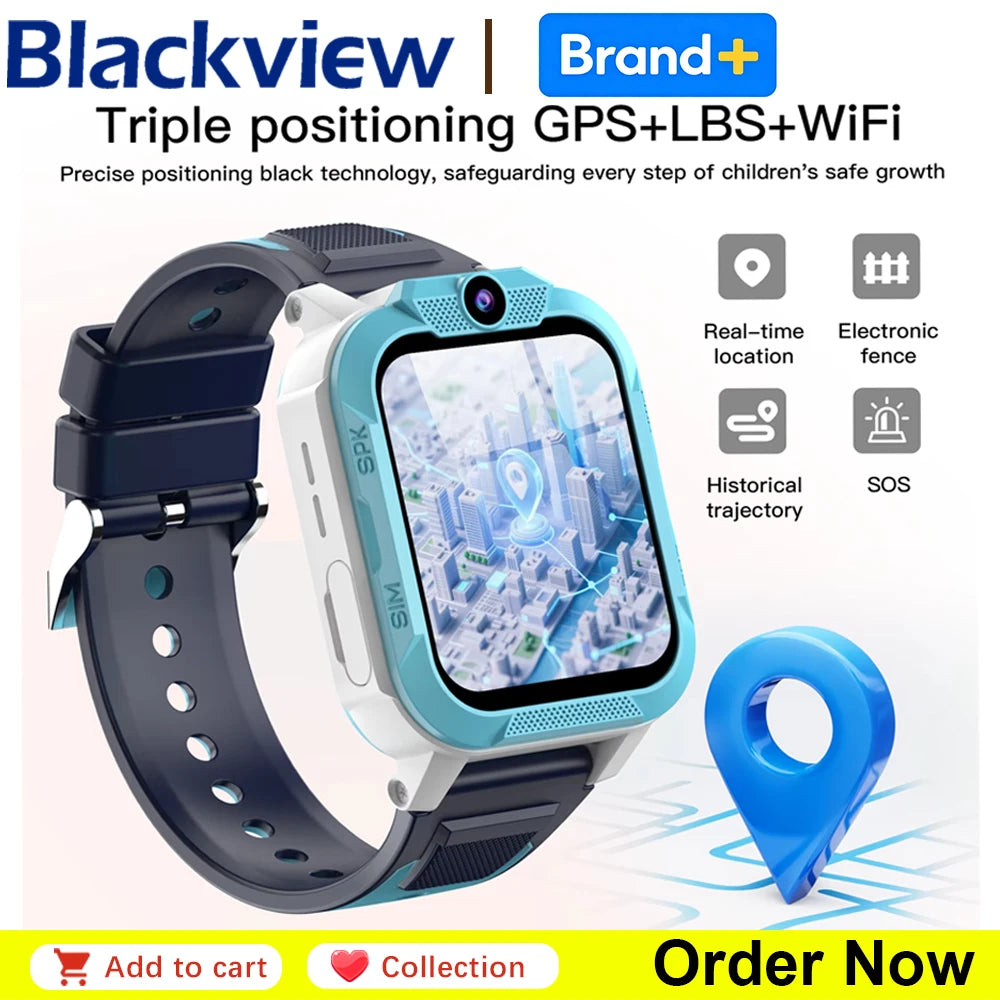 I YAN Z40Pro kids' waterproof smart watch with GPS, 4G call, SOS, and video monitor features for children.