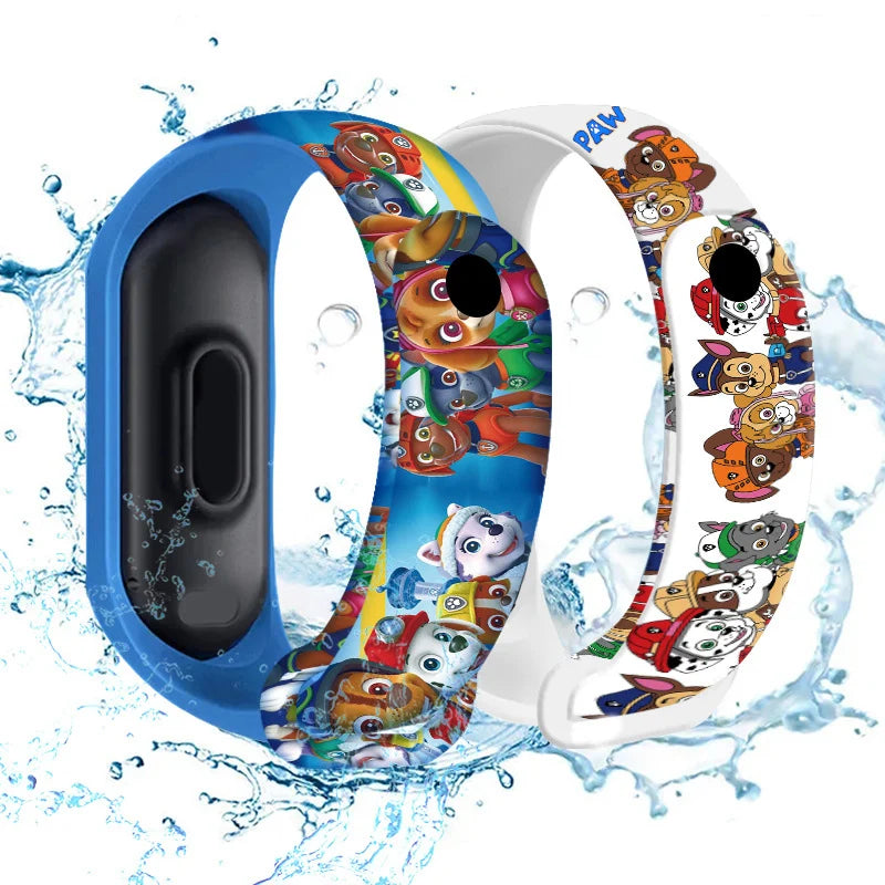 Kids LED touch screen digital wristwatch with silicone strap, I YAN sports watch suitable for children and students.