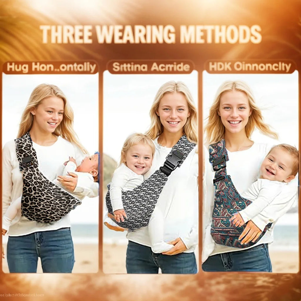 Multifunctional Baby Carrier Wrap – Adjustable Shoulder Sling for Infants & Toddlers - I YAN