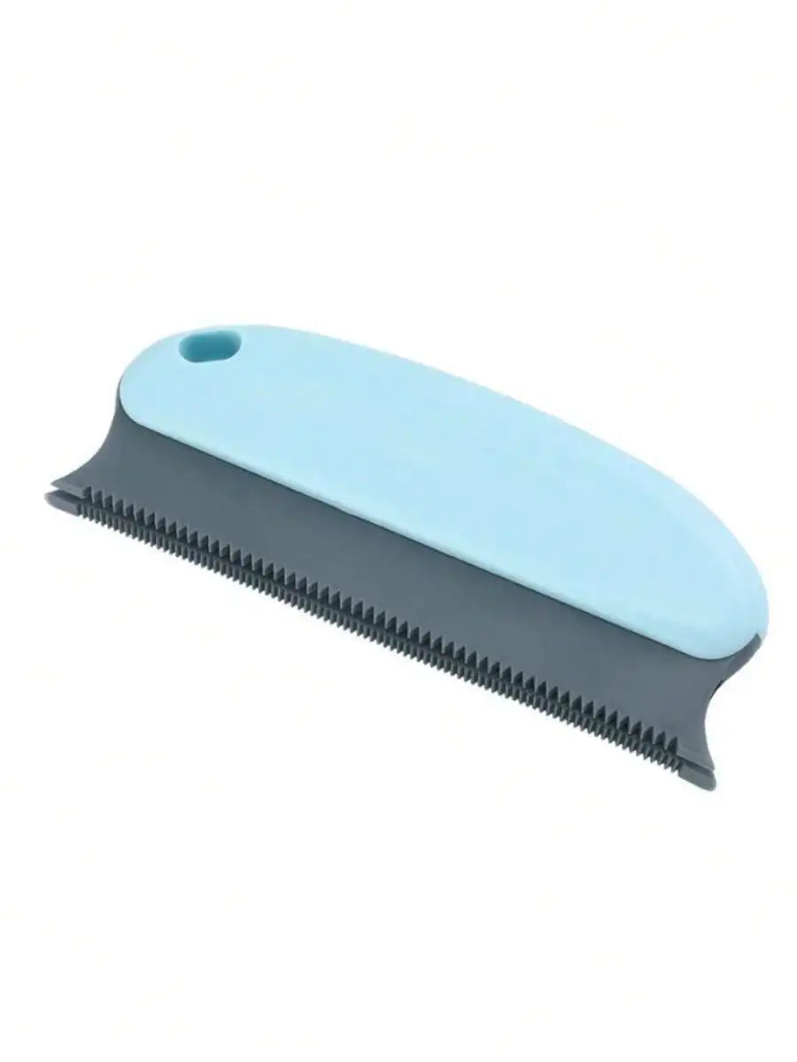PetHair Remover Brush by I YAN with handle, for cats and dogs, removing pet hair from furniture and cars efficiently.