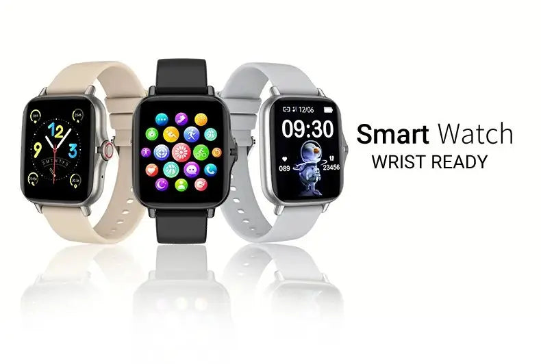 Smart Watch Android Phone 1.44'' Inch Color Screen Bluetooth Call Blood Oxygen/Pressure Monitoring Smart Watch Women Men